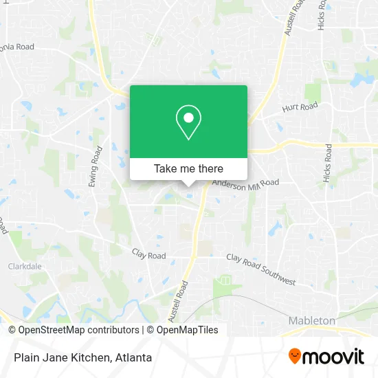 Plain Jane Kitchen map