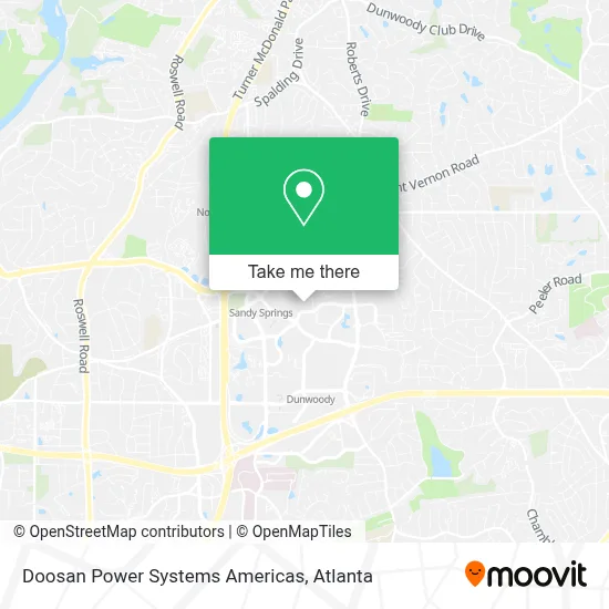 Doosan Power Systems Americas map