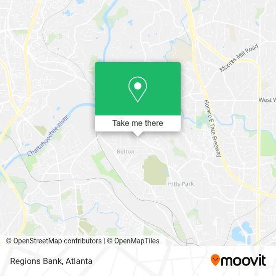 Regions Bank map