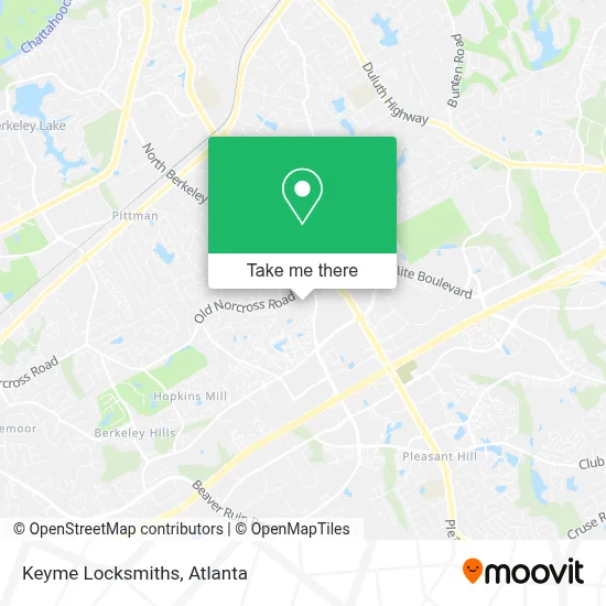 Keyme Locksmiths map