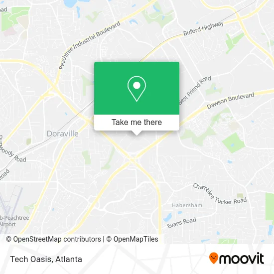 Tech Oasis map