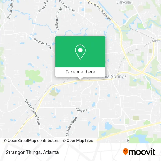 Stranger Things map