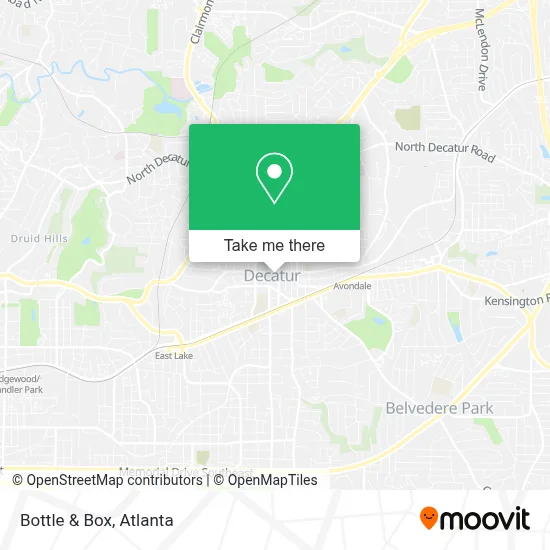 Bottle & Box map