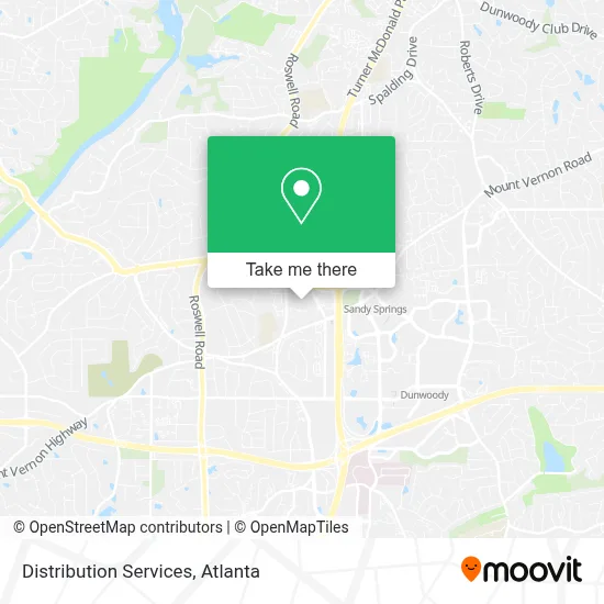 Distribution Services map
