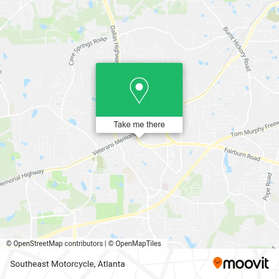 Southeast Motorcycle map