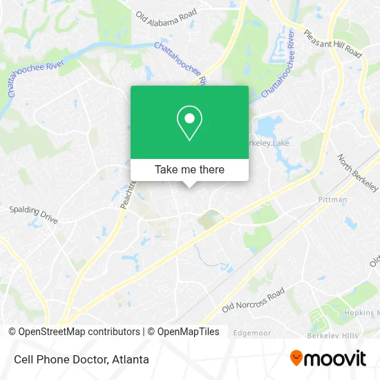 Cell Phone Doctor map