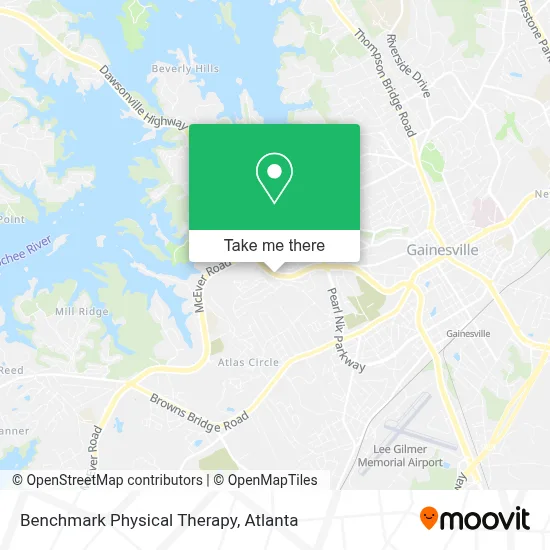 Benchmark Physical Therapy map