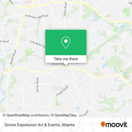 Divine Expression Art & Events map