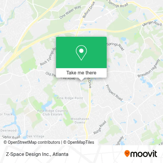 Z-Space Design Inc. map