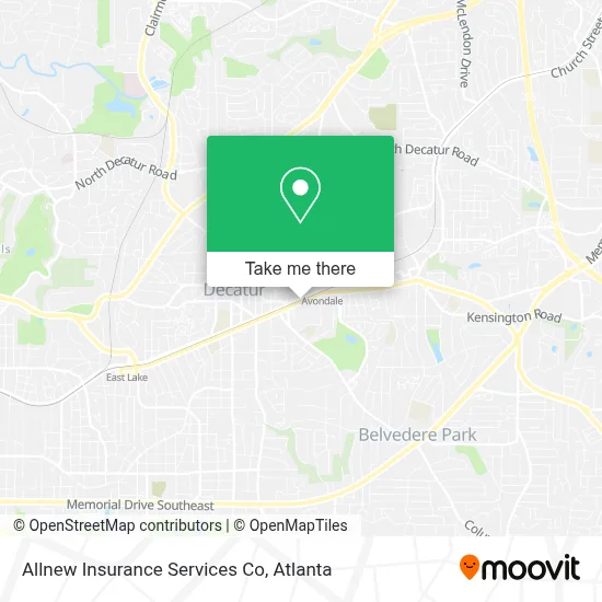 Allnew Insurance Services Co map