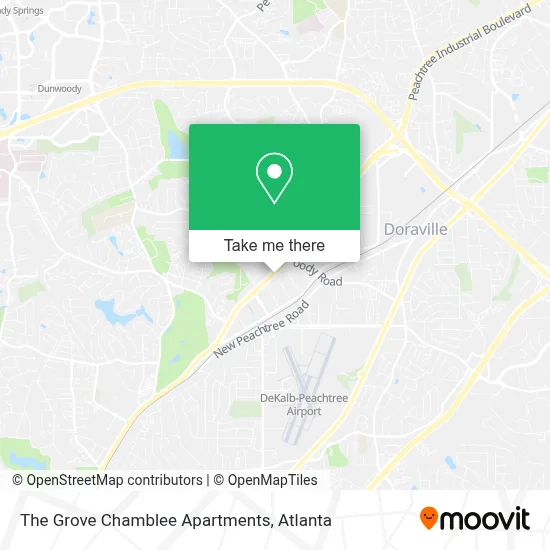 The Grove Chamblee Apartments map