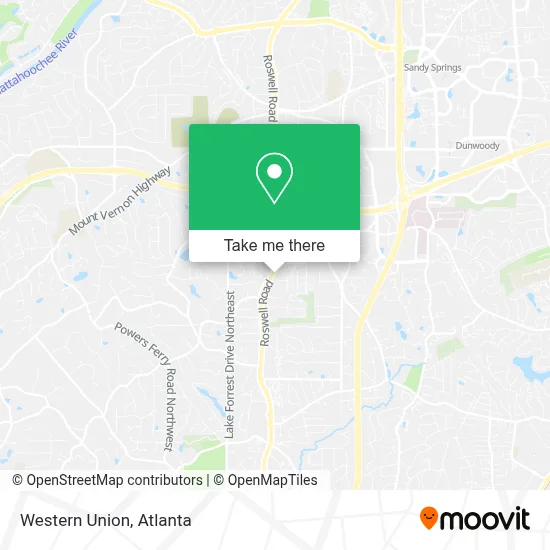 Western Union map
