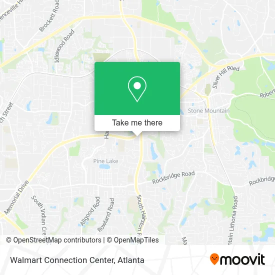 Walmart Connection Center map