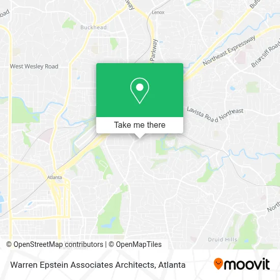 Warren Epstein Associates Architects map