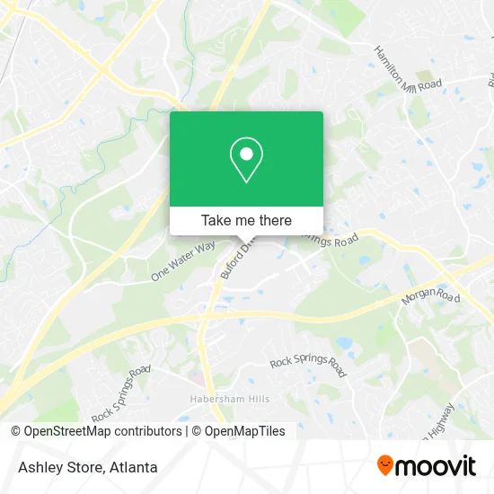 Ashley Store map