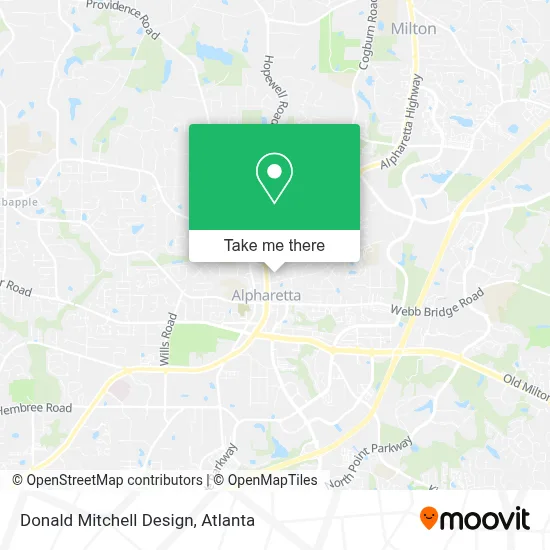 Donald Mitchell Design map