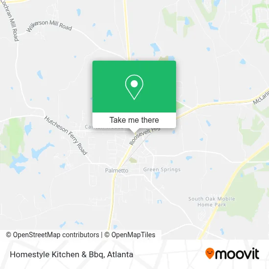 Homestyle Kitchen & Bbq map