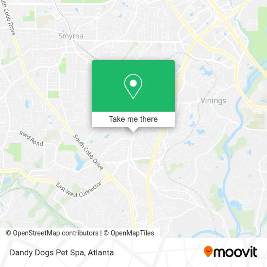 Dandy Dogs Pet Spa map