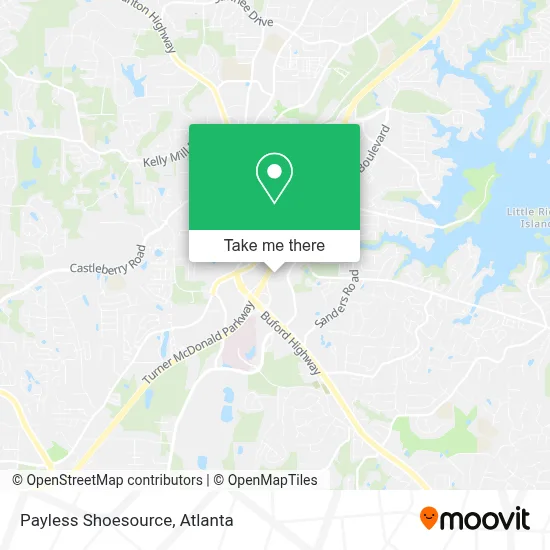 Payless Shoesource map