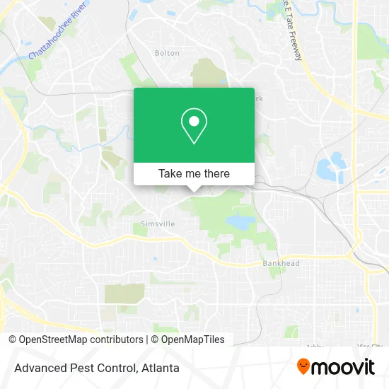 Advanced Pest Control map