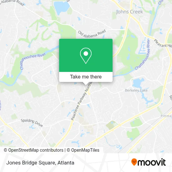 Jones Bridge Square map