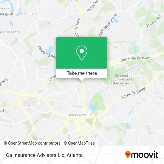 Ga Insurance Advisors Llc map