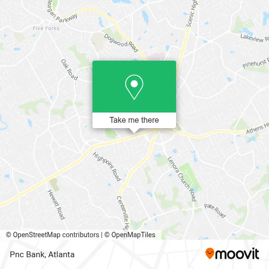 Pnc Bank map