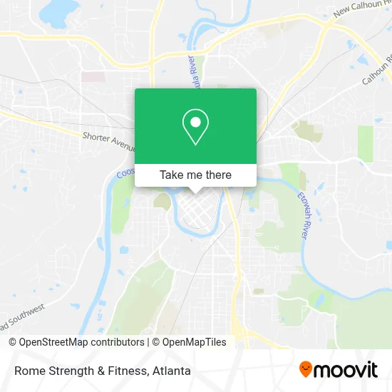 Rome Strength & Fitness map