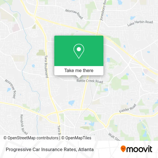 Progressive Car Insurance Rates map
