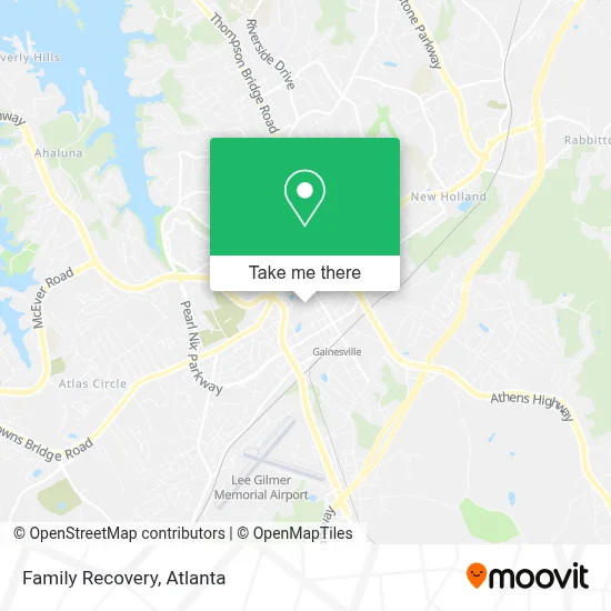 Family Recovery map