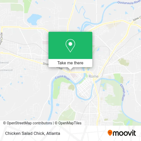 Chicken Salad Chick map