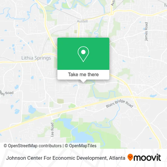 Johnson Center For Economic Development map