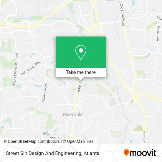 Street Sin Design And Engineering map
