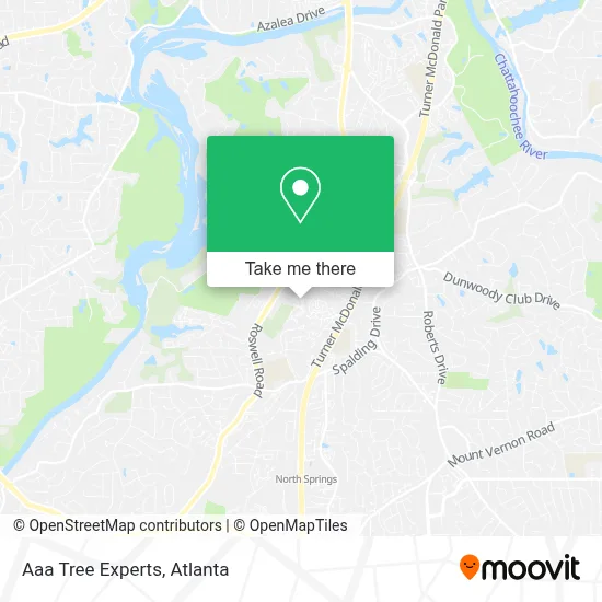 Aaa Tree Experts map