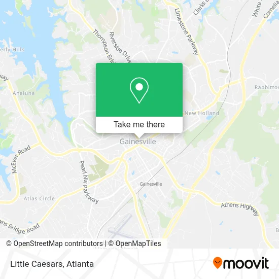 Little Caesars map