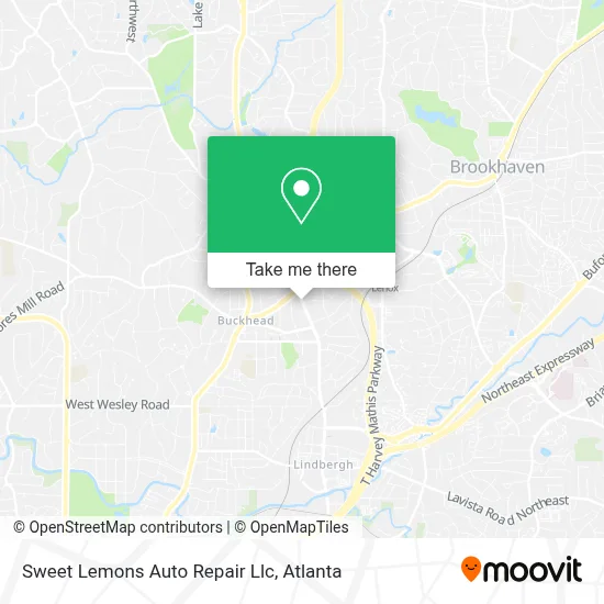 Sweet Lemons Auto Repair Llc map