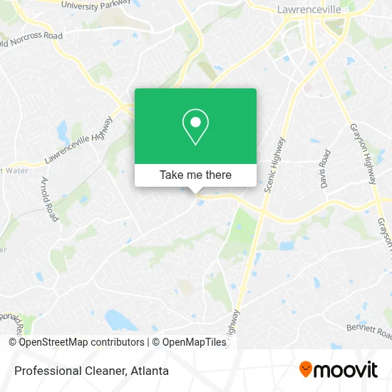Professional Cleaner map