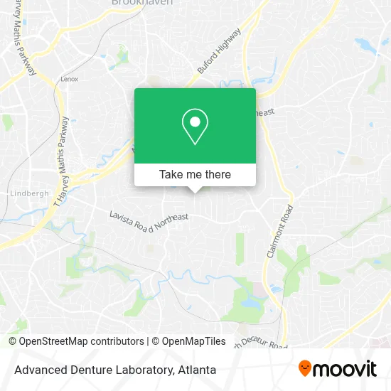 Advanced Denture Laboratory map