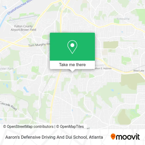 Aaron's Defensive Driving And Dui School map