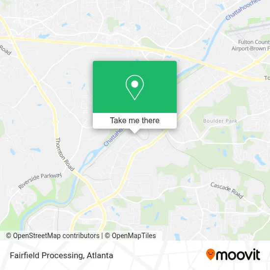 Fairfield Processing map