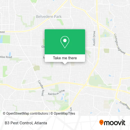 B3 Pest Control map