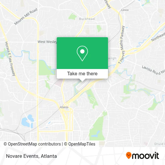 Novare Events map