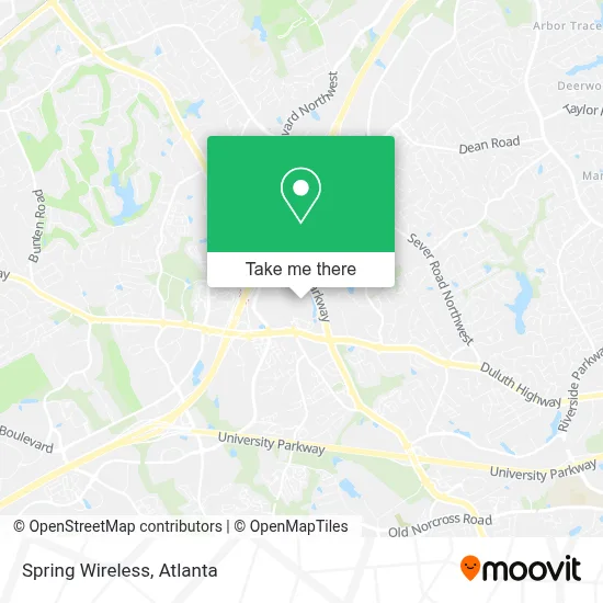 Spring Wireless map