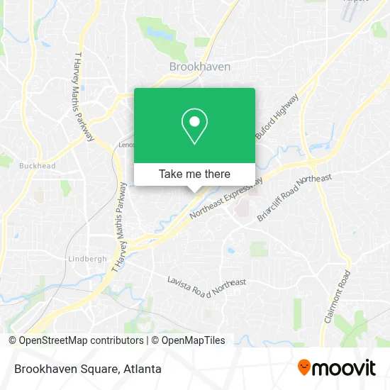 Brookhaven Square map