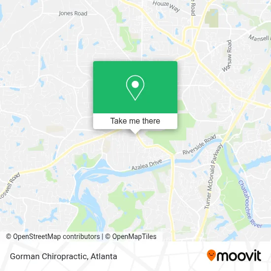 Gorman Chiropractic map