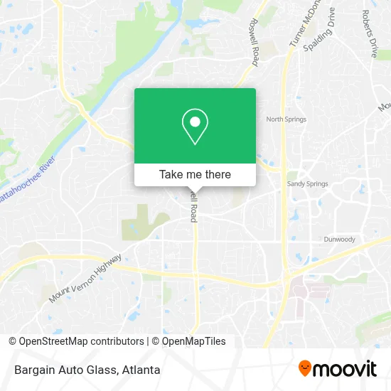 Bargain Auto Glass map