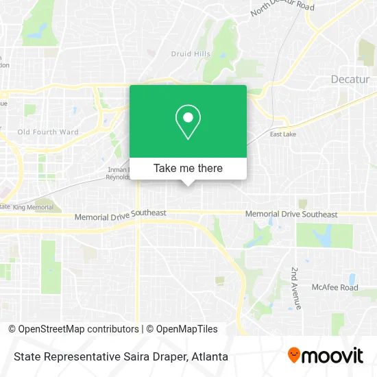 State Representative Saira Draper map