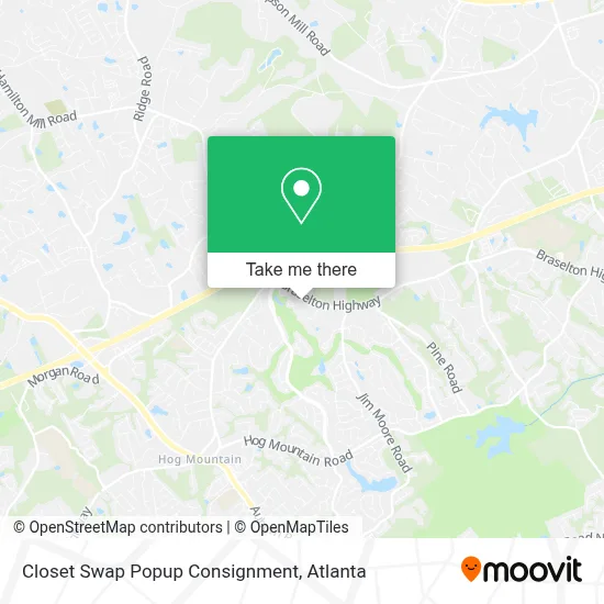 Closet Swap Popup Consignment map