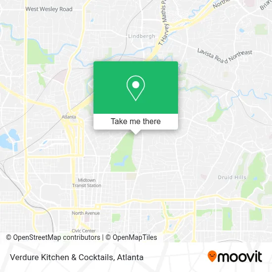Verdure Kitchen & Cocktails map