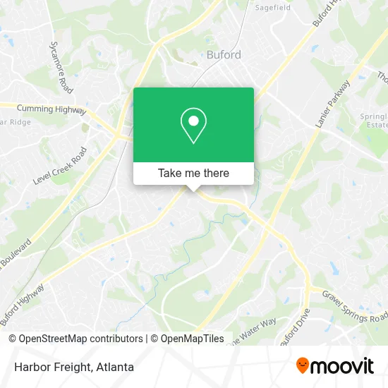 Harbor Freight map